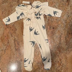 Kate Quinn ruffled footie brand new with tags